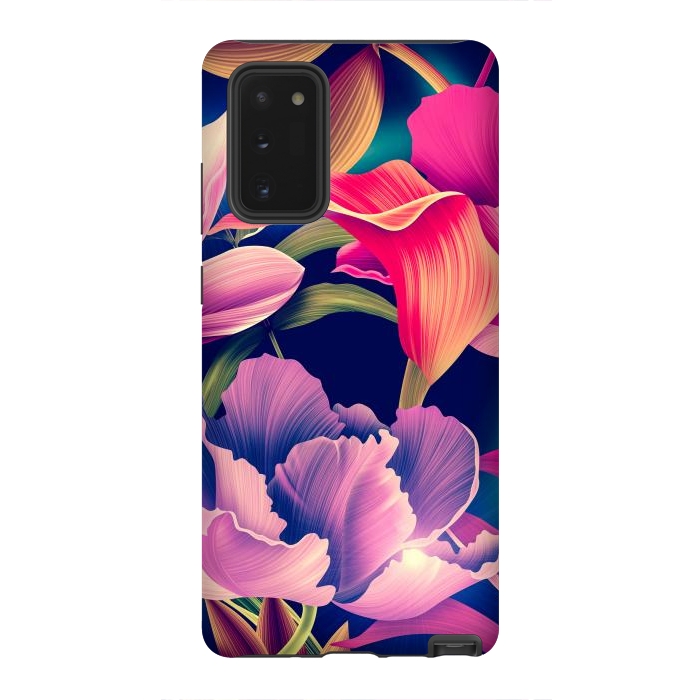 Galaxy Note 20 StrongFit Tropical Flowers XVII by ArtsCase