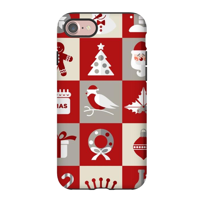 iPhone 7 StrongFit Christmas Design Icons by ArtsCase