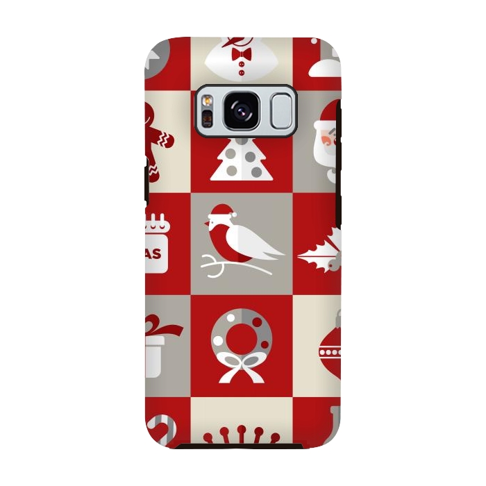 Galaxy S8 StrongFit Christmas Design Icons by ArtsCase