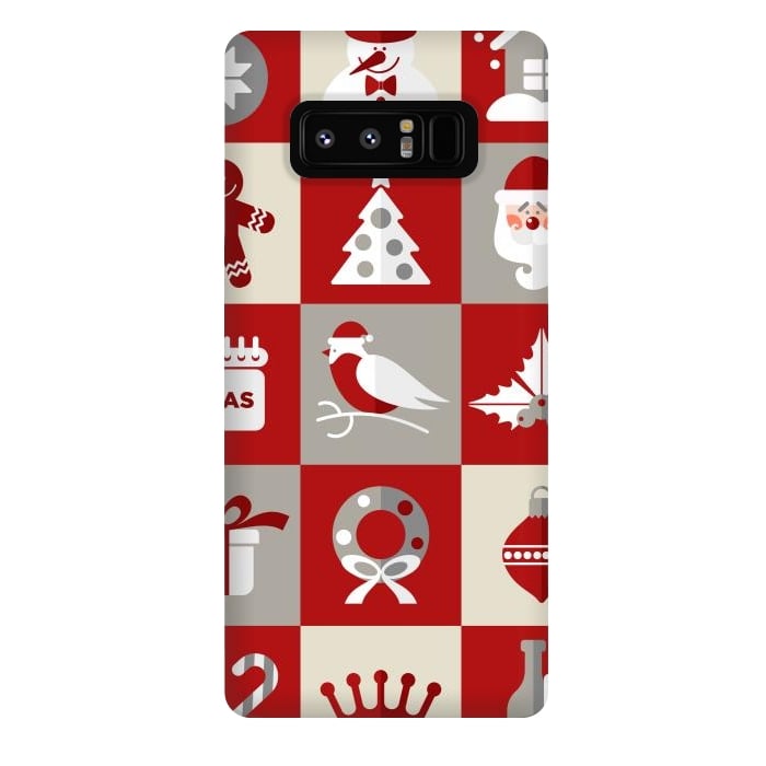 Galaxy Note 8 StrongFit Christmas Design Icons by ArtsCase