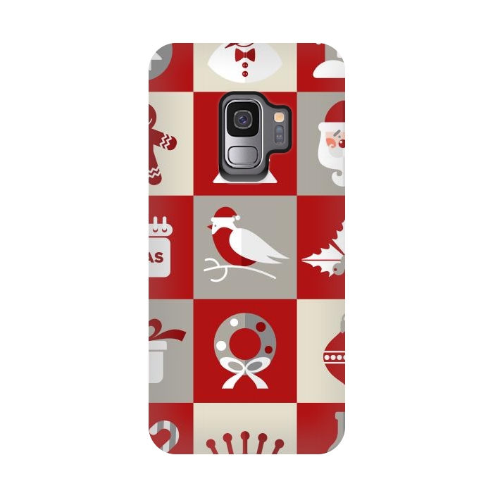 Galaxy S9 StrongFit Christmas Design Icons by ArtsCase