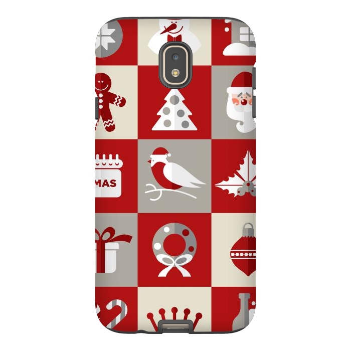 Galaxy J7 StrongFit Christmas Design Icons by ArtsCase