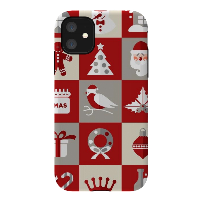 iPhone 11 StrongFit Christmas Design Icons by ArtsCase