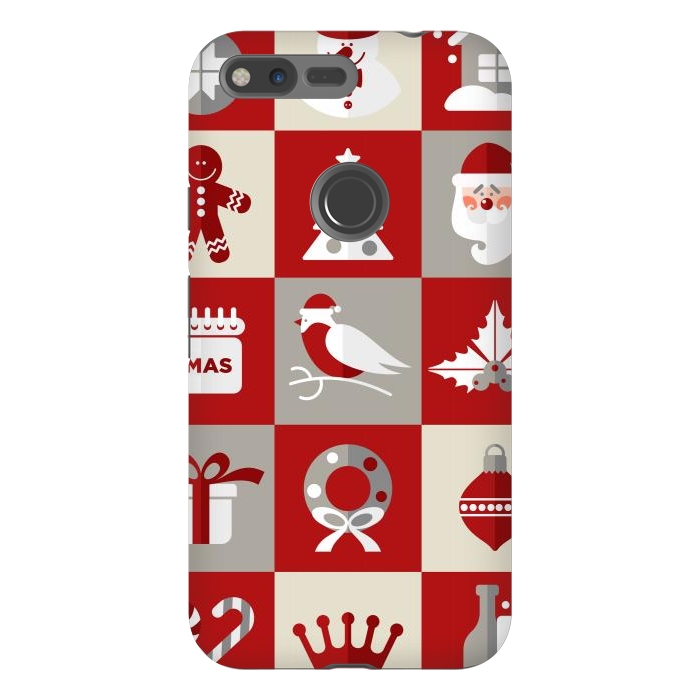 Pixel XL StrongFit Christmas Design Icons by ArtsCase