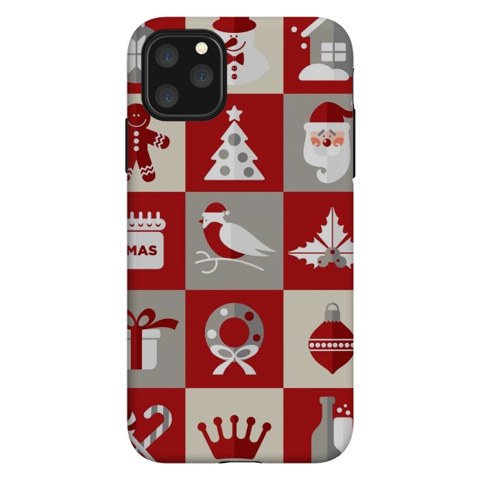 iPhone 11 Pro Max StrongFit Christmas Design Icons by ArtsCase