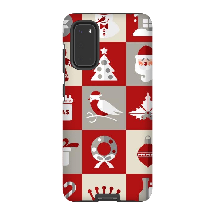 Galaxy S20 StrongFit Christmas Design Icons by ArtsCase