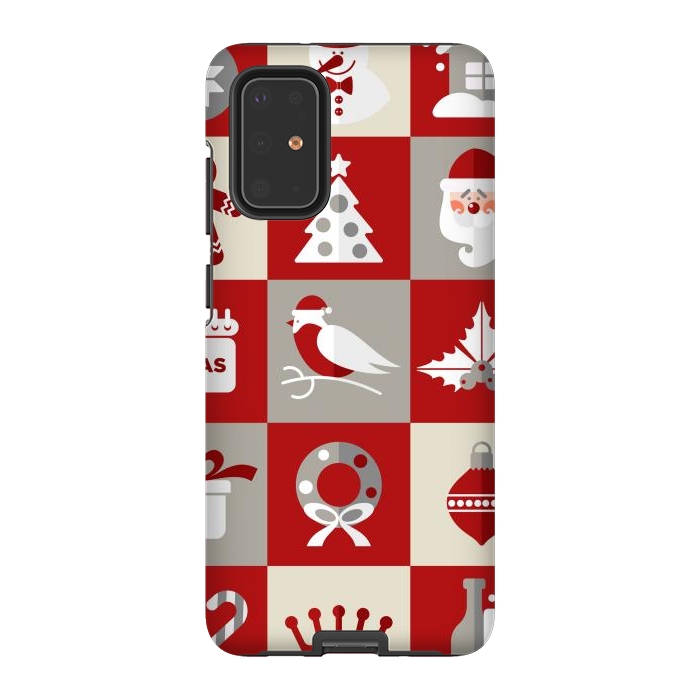Galaxy S20 Plus StrongFit Christmas Design Icons by ArtsCase