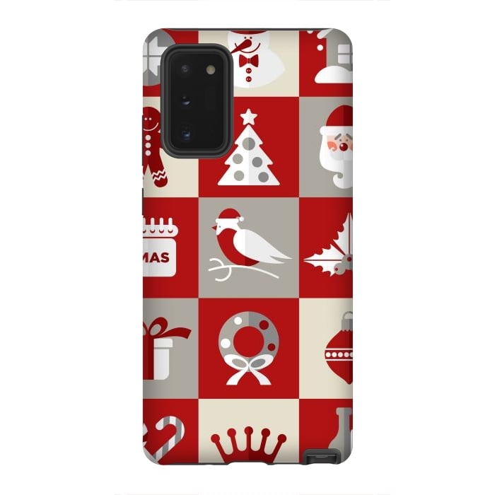 Galaxy Note 20 StrongFit Christmas Design Icons by ArtsCase