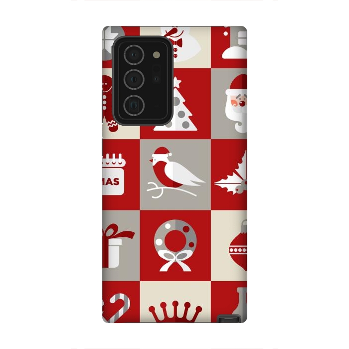 Galaxy Note 20 Ultra StrongFit Christmas Design Icons by ArtsCase