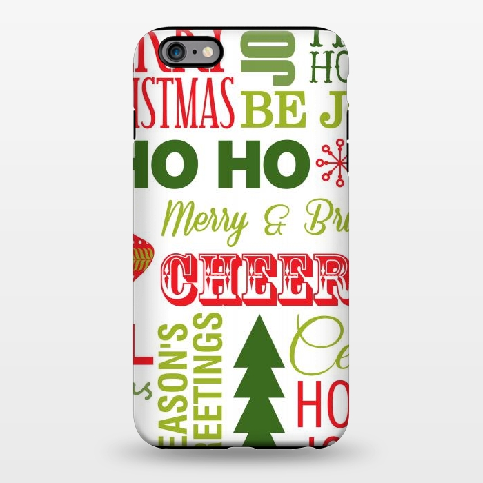 iPhone 6/6s plus StrongFit Christmas Greeting Pattern by ArtsCase