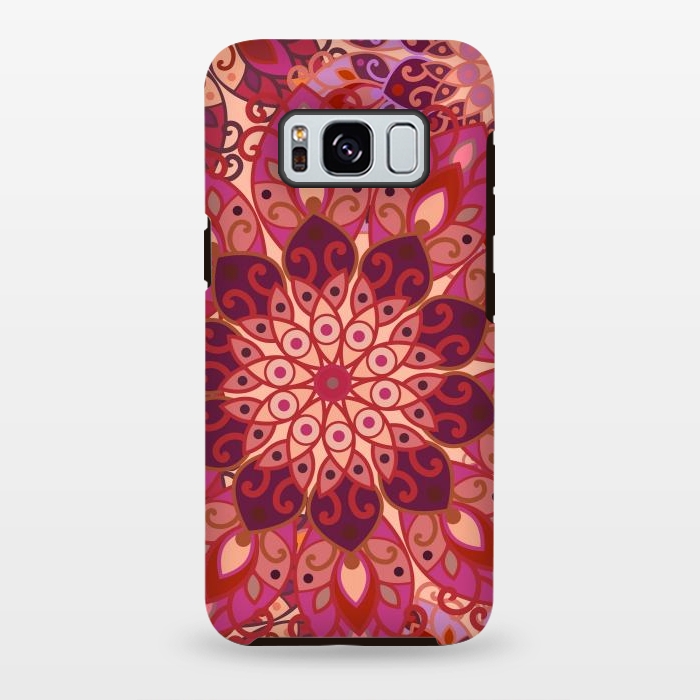 Galaxy S8 plus StrongFit Colorful Mandala Pattern II by ArtsCase