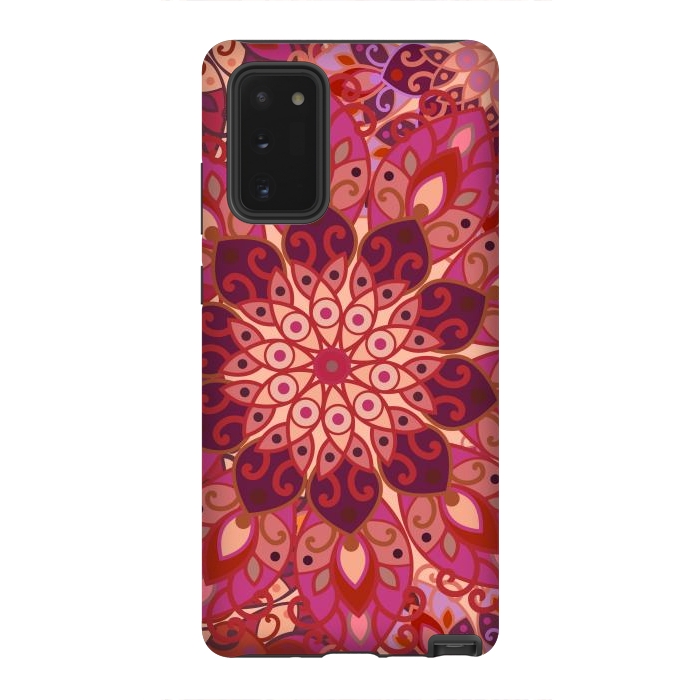 Galaxy Note 20 StrongFit Colorful Mandala Pattern II by ArtsCase