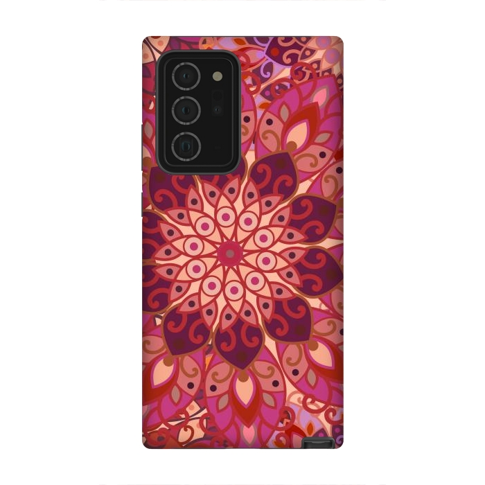 Galaxy Note 20 Ultra StrongFit Colorful Mandala Pattern II by ArtsCase