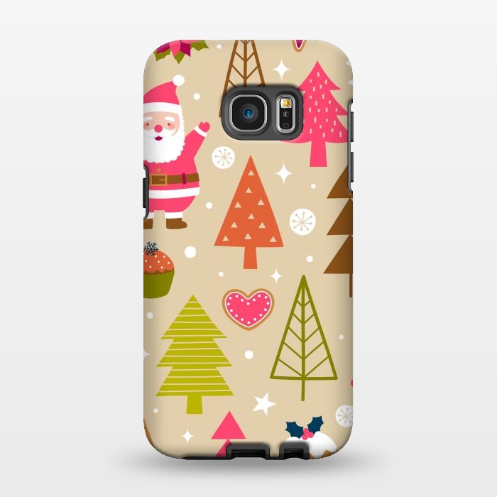 Galaxy S7 EDGE StrongFit Cute Santa Claus by ArtsCase