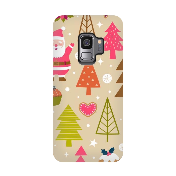 Galaxy S9 StrongFit Cute Santa Claus by ArtsCase