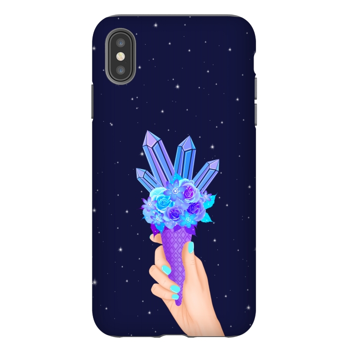 iPhone Xs Max StrongFit Crystal ice cream by Jms