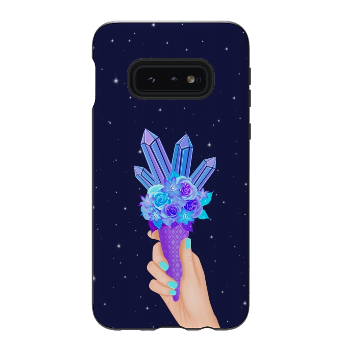 Galaxy S10e StrongFit Crystal ice cream by Jms