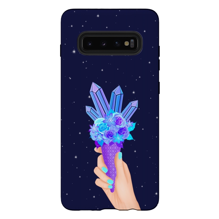 Galaxy S10 plus StrongFit Crystal ice cream by Jms
