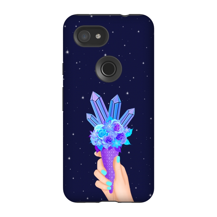 Pixel 3A StrongFit Crystal ice cream by Jms