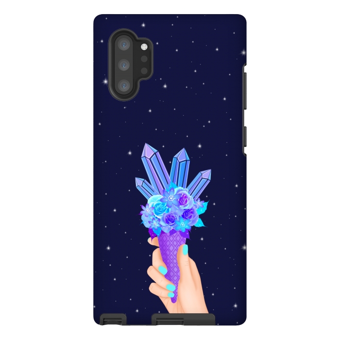 Galaxy Note 10 plus StrongFit Crystal ice cream by Jms