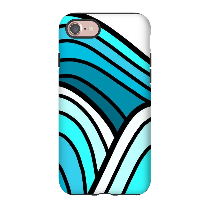 iPhone 7 StrongFit 3 waves of the ocean by Steve Wade (Swade)
