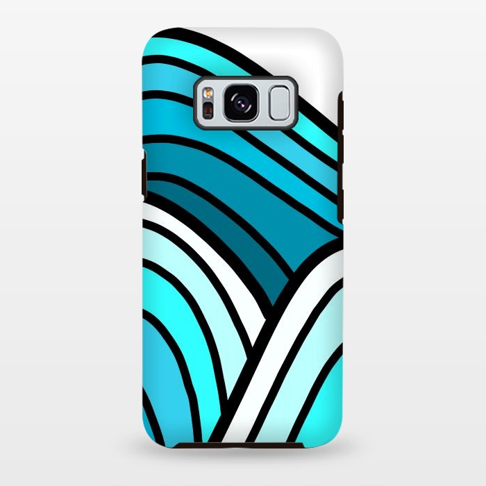 Galaxy S8 plus StrongFit 3 waves of the ocean by Steve Wade (Swade)