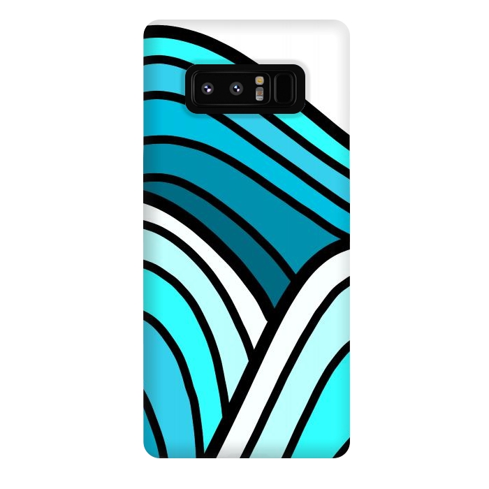 Galaxy Note 8 StrongFit 3 waves of the ocean by Steve Wade (Swade)