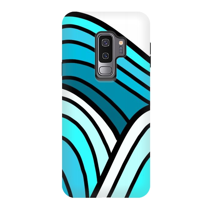 Galaxy S9 plus StrongFit 3 waves of the ocean by Steve Wade (Swade)