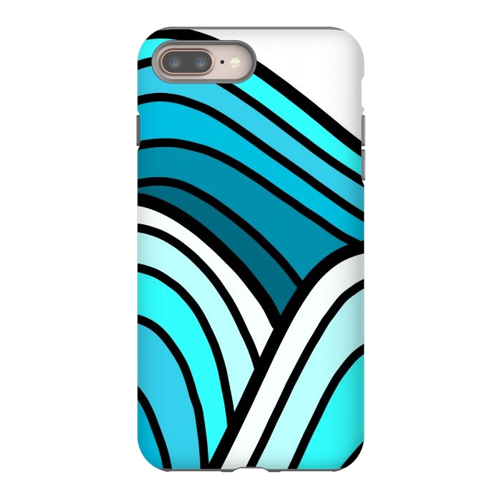 iPhone 8 plus StrongFit 3 waves of the ocean by Steve Wade (Swade)