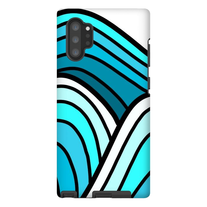 Galaxy Note 10 plus StrongFit 3 waves of the ocean by Steve Wade (Swade)