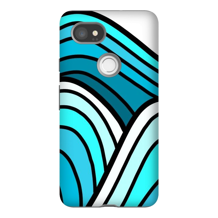 Pixel 2XL StrongFit 3 waves of the ocean by Steve Wade (Swade)