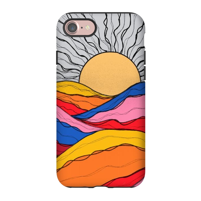 iPhone 7 StrongFit Rainbow sea ocean by Steve Wade (Swade)