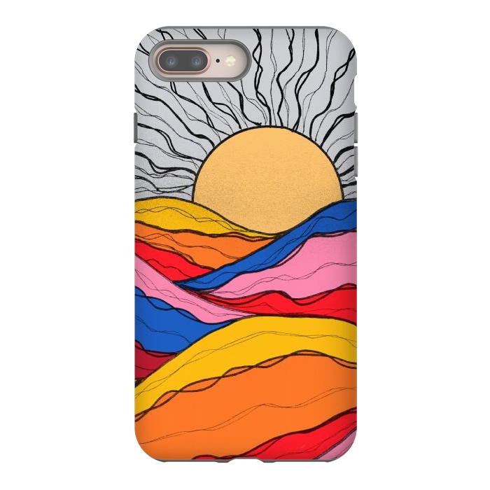 iPhone 7 plus StrongFit Rainbow sea ocean by Steve Wade (Swade)