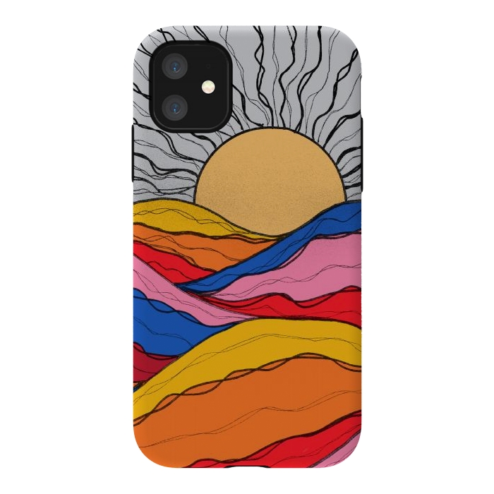 iPhone 11 StrongFit Rainbow sea ocean by Steve Wade (Swade)