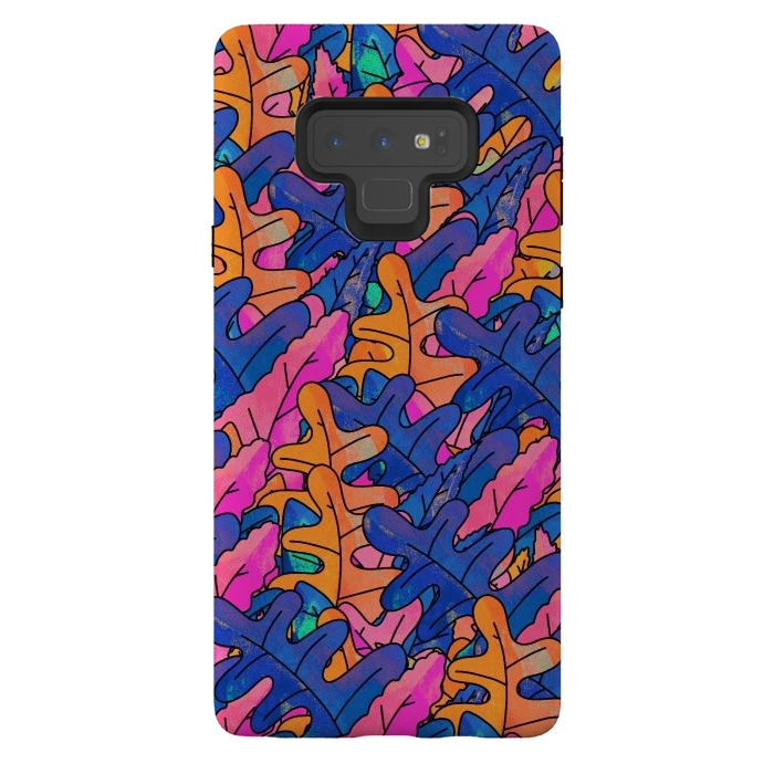 Galaxy Note 9 StrongFit summer autumn leaves by Steve Wade (Swade)