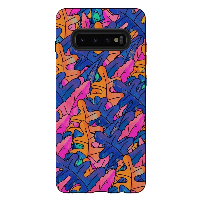 Galaxy S10 plus StrongFit summer autumn leaves by Steve Wade (Swade)