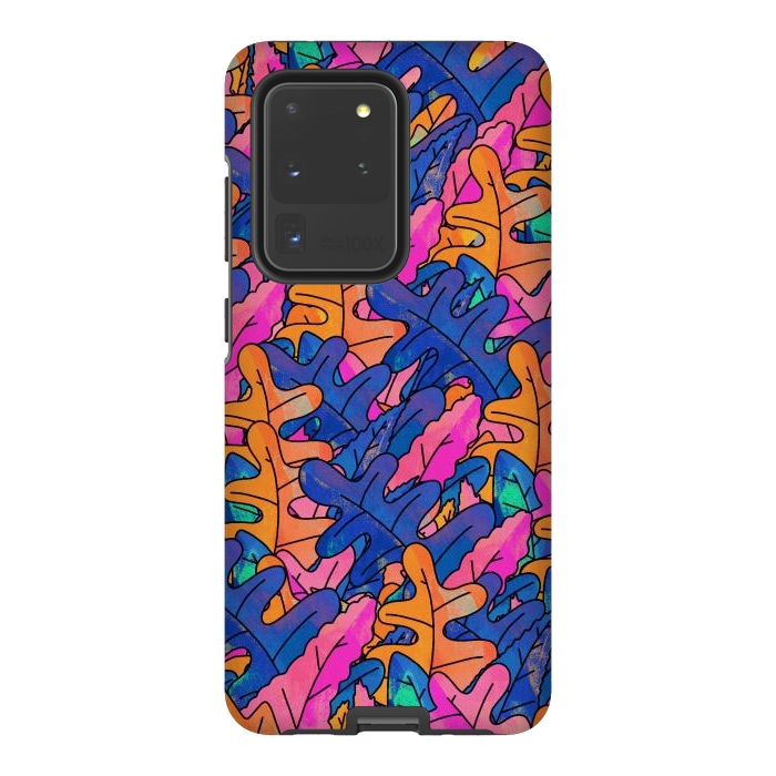 Galaxy S20 Ultra StrongFit summer autumn leaves by Steve Wade (Swade)