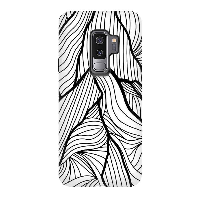 Galaxy S9 plus StrongFit Mountains of lines by Steve Wade (Swade)