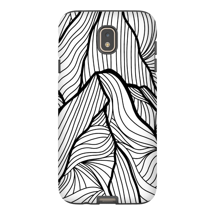 Galaxy J7 StrongFit Mountains of lines by Steve Wade (Swade)