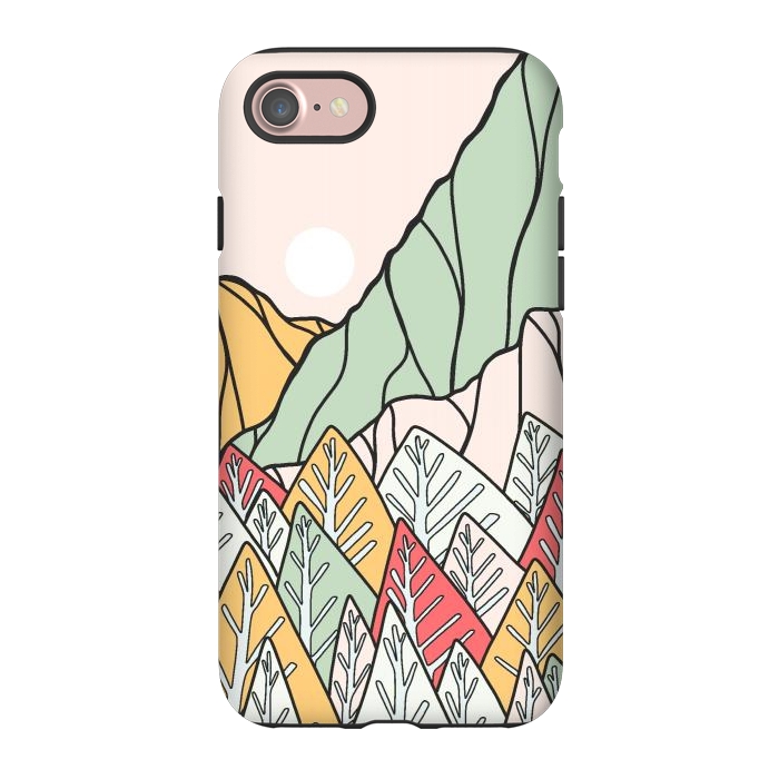 iPhone 7 StrongFit Autumnal forest mountains by Steve Wade (Swade)