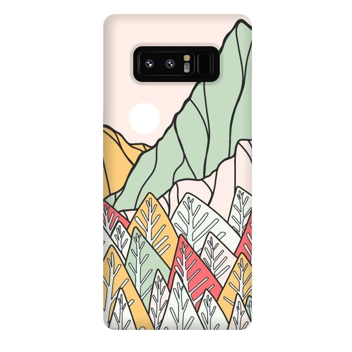 Galaxy Note 8 StrongFit Autumnal forest mountains by Steve Wade (Swade)