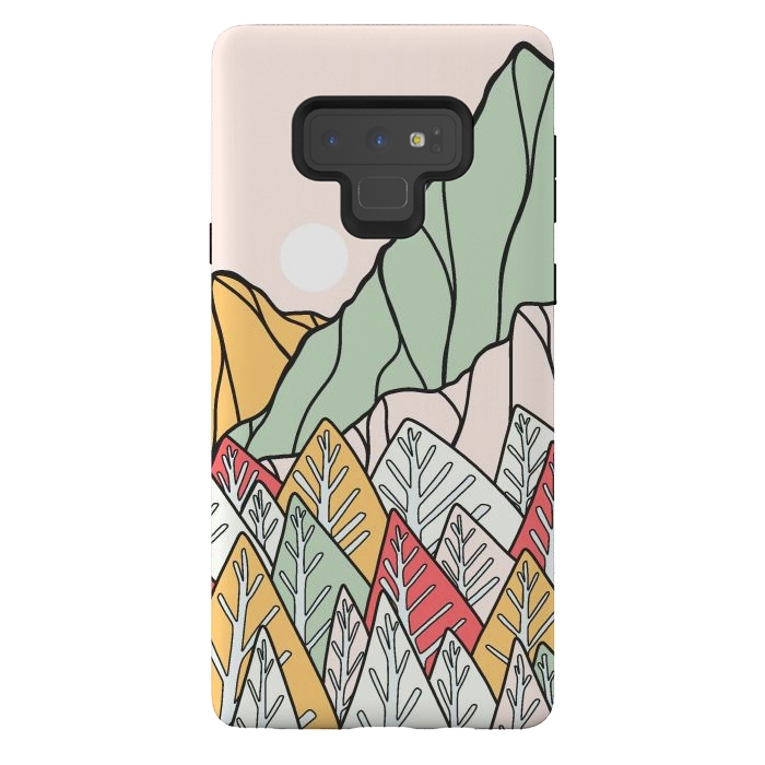 Galaxy Note 9 StrongFit Autumnal forest mountains by Steve Wade (Swade)