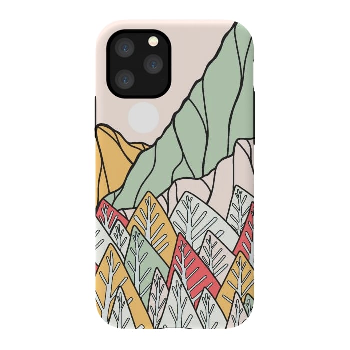 iPhone 11 Pro StrongFit Autumnal forest mountains by Steve Wade (Swade)