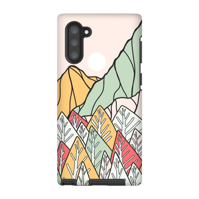 Galaxy Note 10 StrongFit Autumnal forest mountains by Steve Wade (Swade)