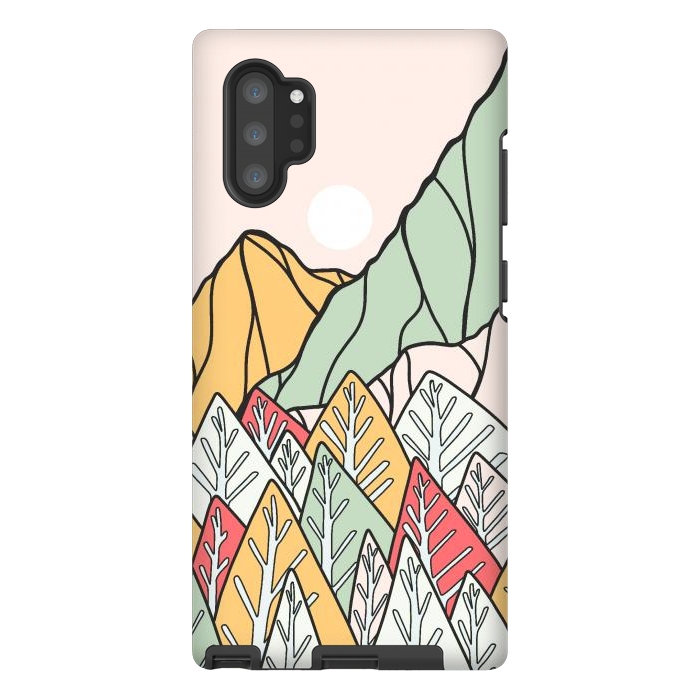 Galaxy Note 10 plus StrongFit Autumnal forest mountains by Steve Wade (Swade)