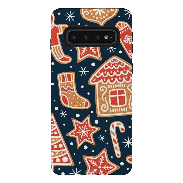 Galaxy S10 StrongFit Hello Christmas by ArtsCase