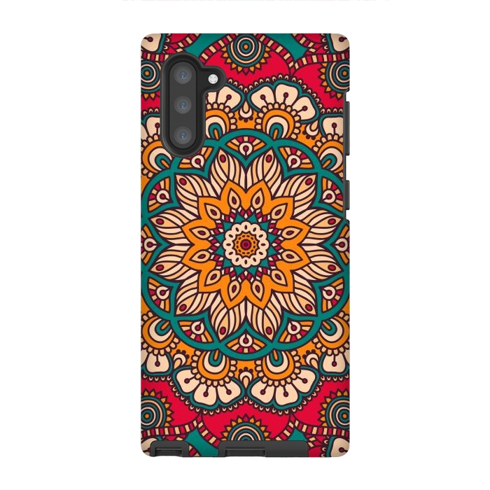 Galaxy Note 10 StrongFit Mandala Design Pattern ART por ArtsCase
