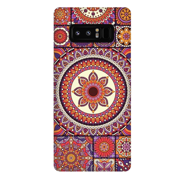 Galaxy Note 8 StrongFit Mandala Pattern Design with Period Decorative Elements by ArtsCase