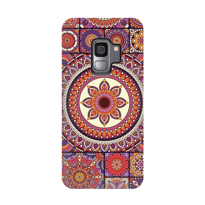 Galaxy S9 StrongFit Mandala Pattern Design with Period Decorative Elements by ArtsCase