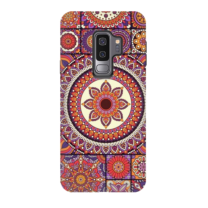 Galaxy S9 plus StrongFit Mandala Pattern Design with Period Decorative Elements by ArtsCase